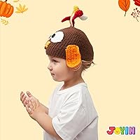 Vista 4 de JOYIN Gorro de pavo con orejeras - Accesorio de fotografía para bebés pequeños, carnaval cosplay