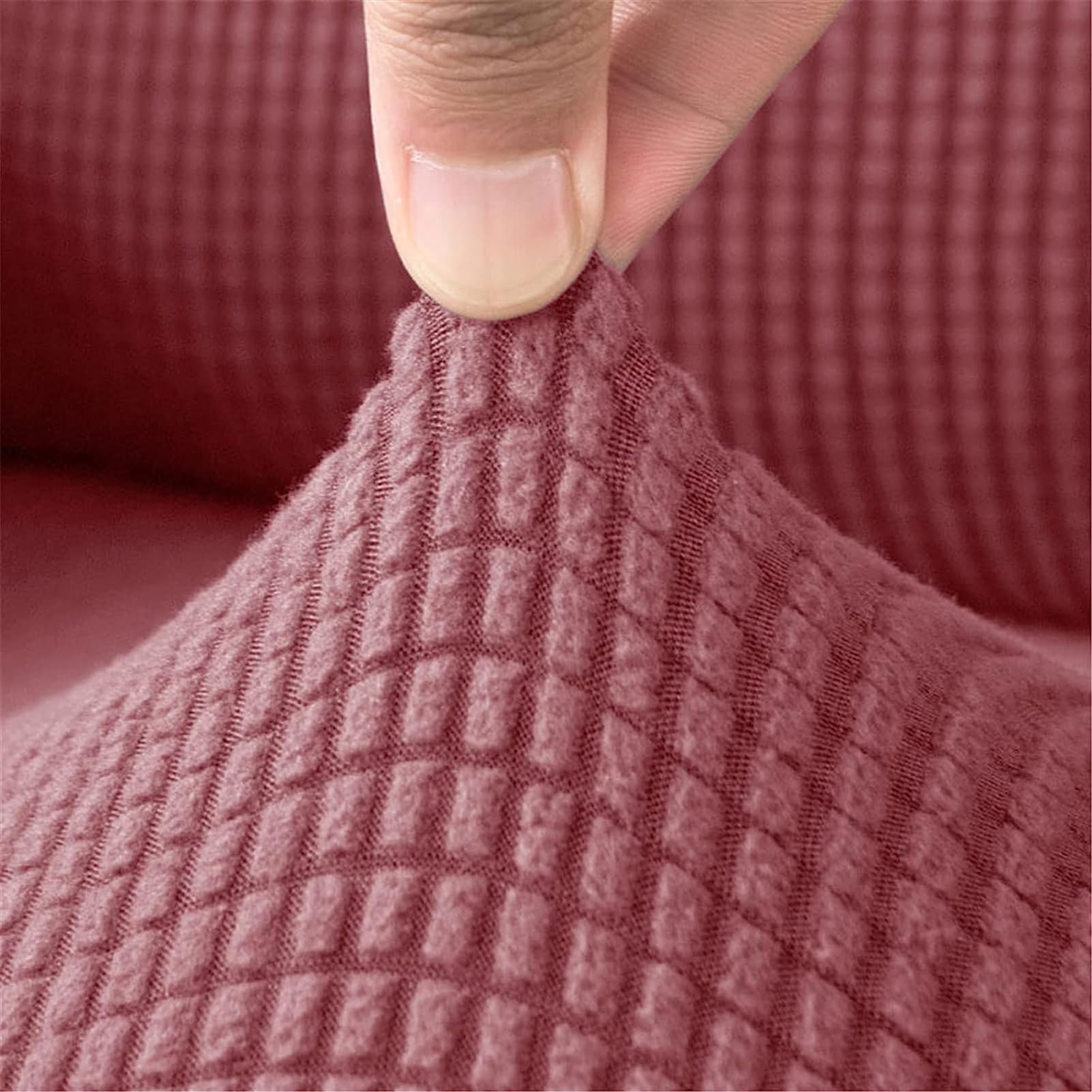 Ohrensessel Überzug, Sessel-Überwürfe, Ohrensessel Schonbezüge Bezug, Sessel Sitzbezug für Wohnzimmer Schutz, Sesselbezug (Rosa)
