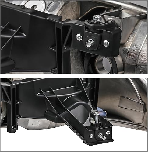 Miniatura 12 de M-AUTO Conjunto de faros delanteros con 4 bombillas LED premontadas de 6000 K compatibles con GMC Sierra C3  02-06 Sierra 1500 Denali  07 Sierra