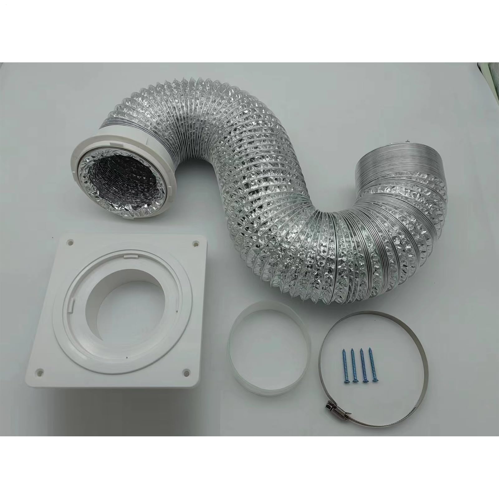 Kit Di Sfiato Per Condizionatore Portatile Pannello Adattatore Regolabile | Kit finestra per tubo di scarico AC portatile Raffreddamento Ventilazione Per Casa Garage Camera
