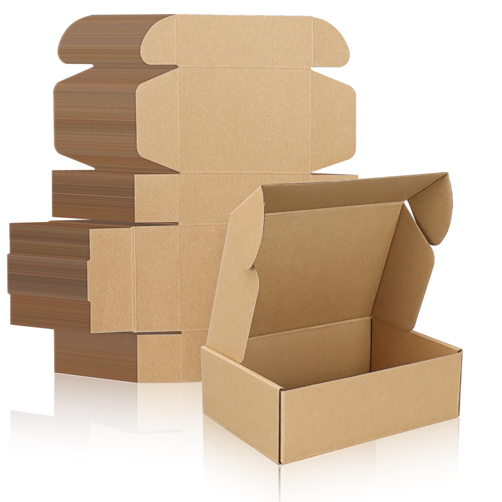 Lot de 100 Boîtes d'Expédition en Carton, 15 x 10 x 5cm
