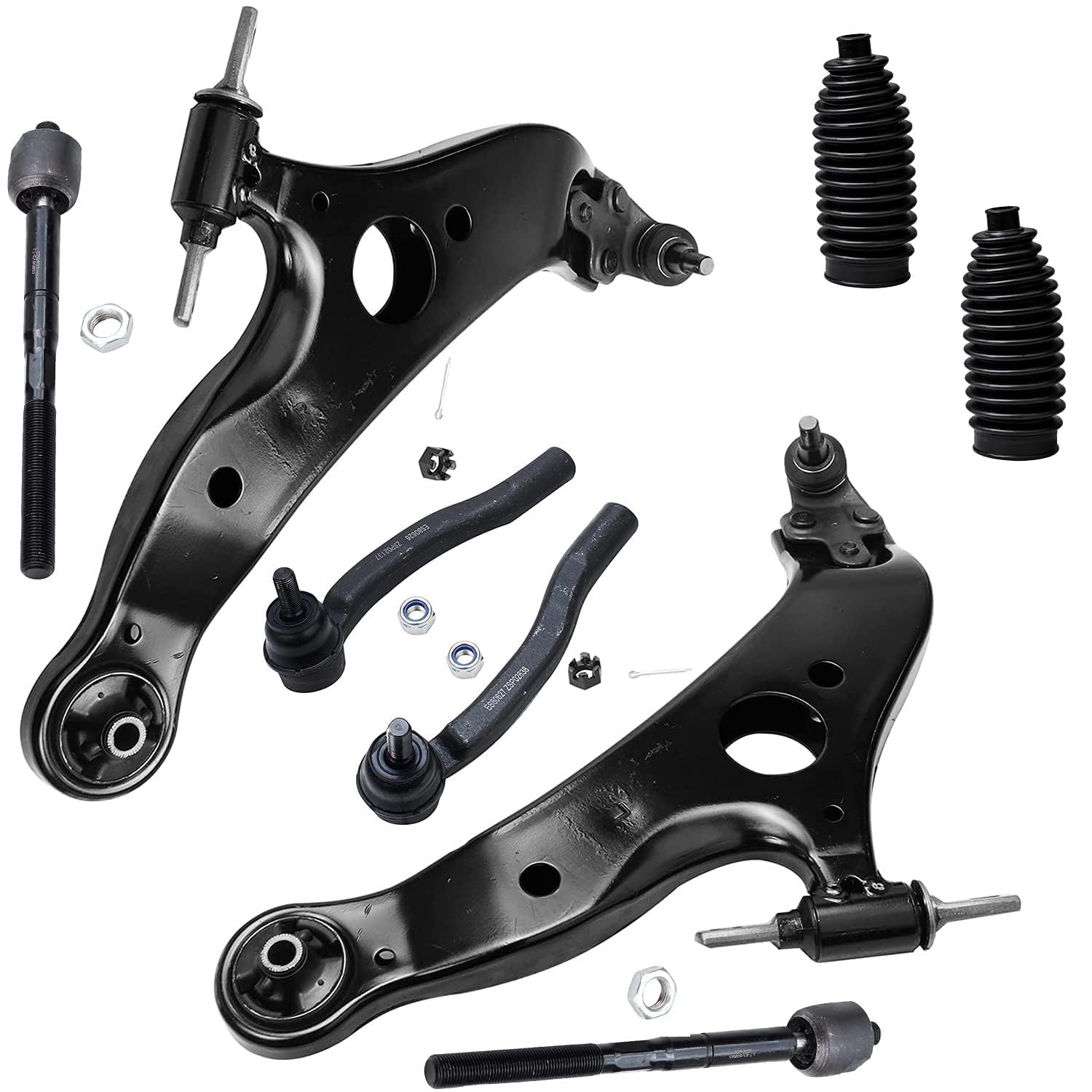 Detroit Axle - 8pc Front End Suspension Kit for 2004-2010 Toyota Sienna