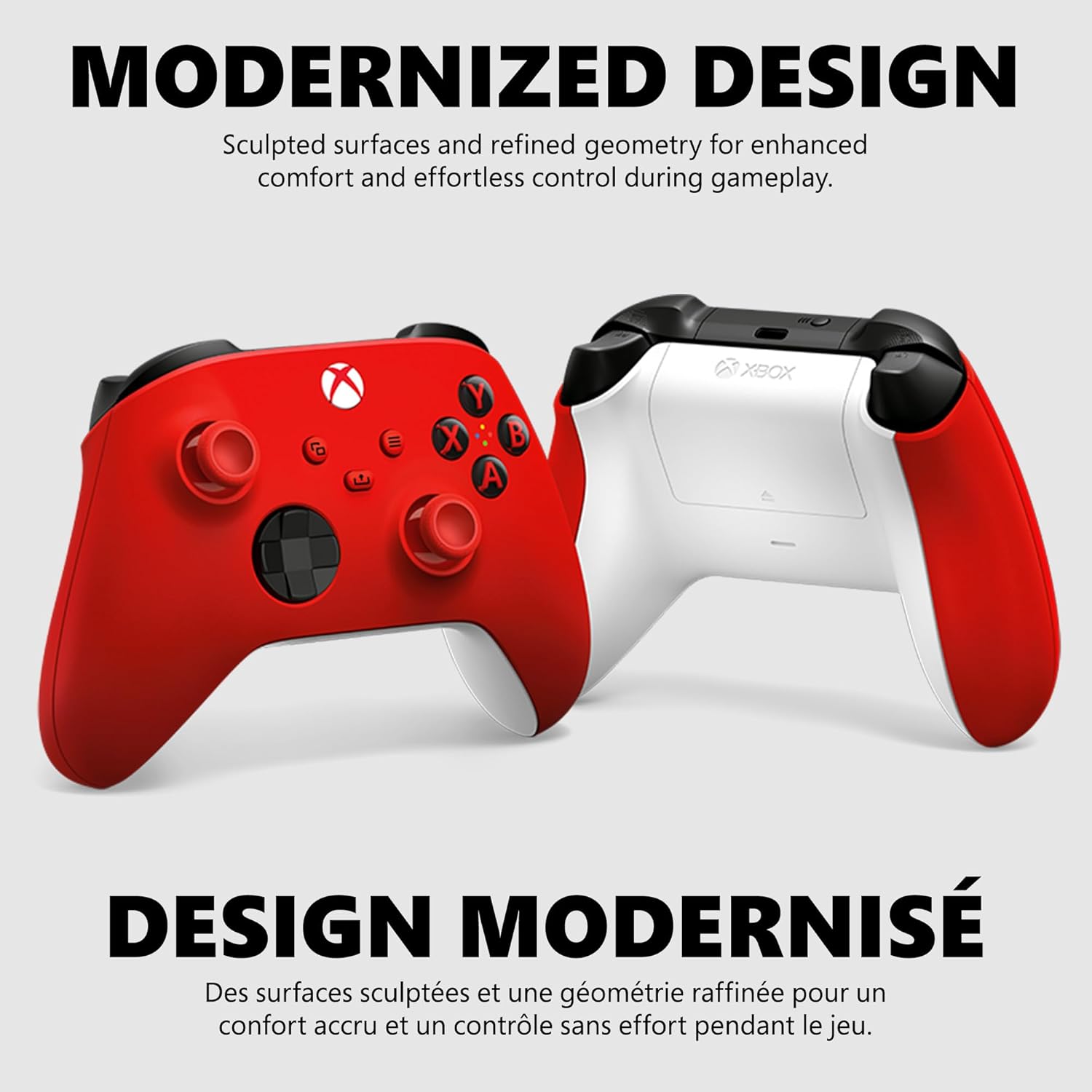 Xbox Core Wireless Gaming Controller – Pulse Red for Series X|S, One, Windows PC, Android, and iOS - Image 3