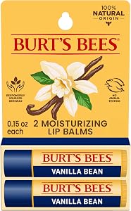 Burt's Bees Lip Balm - Vanilla Bean, Lip Moisturizer With Re…