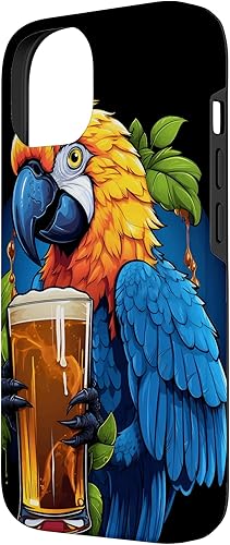 Miniatura 5 de iPhone 11 loro cerveza beber pájaro vaso de cerveza caso