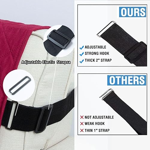 Miniatura 4 de XMAYODS Fundas antideslizantes para sofá de 1234 pulgadas, impermeable, acolchada, protectores de muebles para perros, mascotas y niños (color #11,