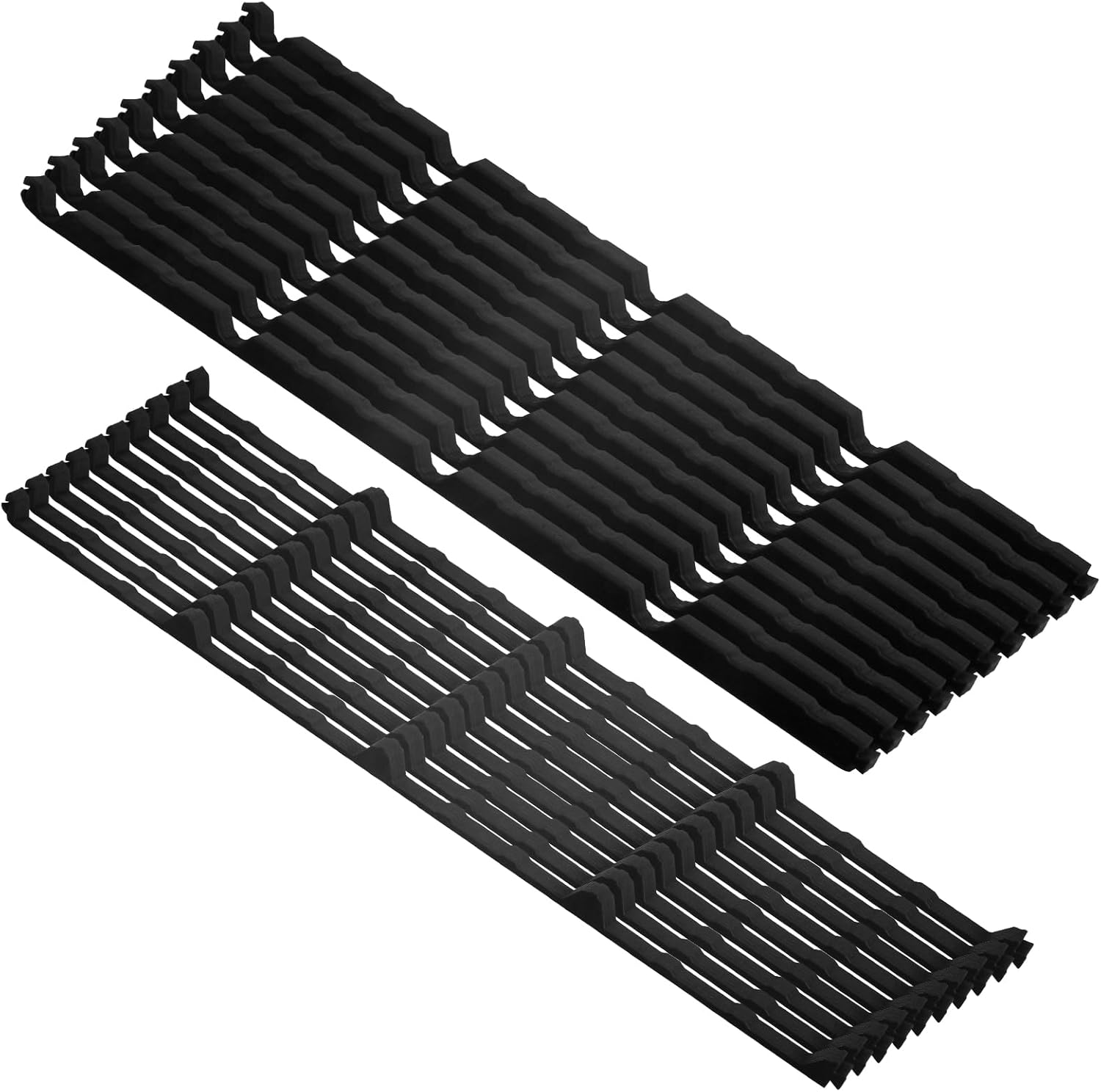 Pushglossy 20 Pcs 9in Outside Inside Foam Closure Strips for Metal Roofing Panels, 3ft Long Classic Rib Profile Metal Roof Closure Strips for R Panels, 10 Outer & 10 Inner(Common Style)