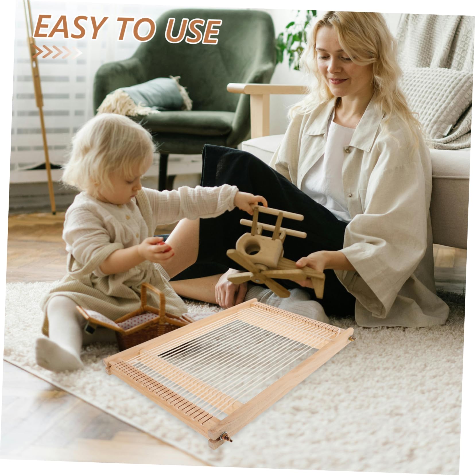 Telar Kit Tapices de Manual para Medio Madera Tamaño