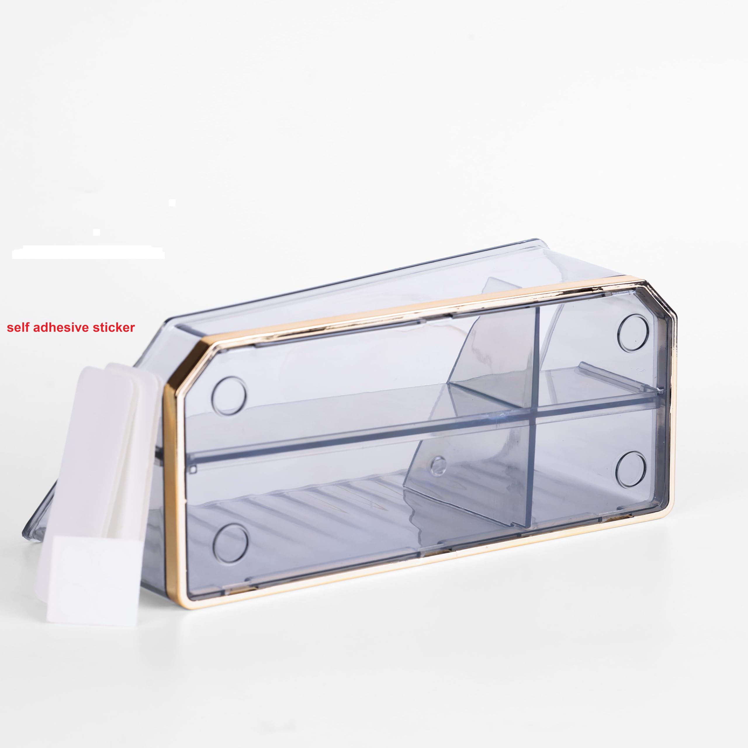 ULTREOS Light Luxury Makeup Organizer Drawer Bathroom Cosmetic Storage Box 2