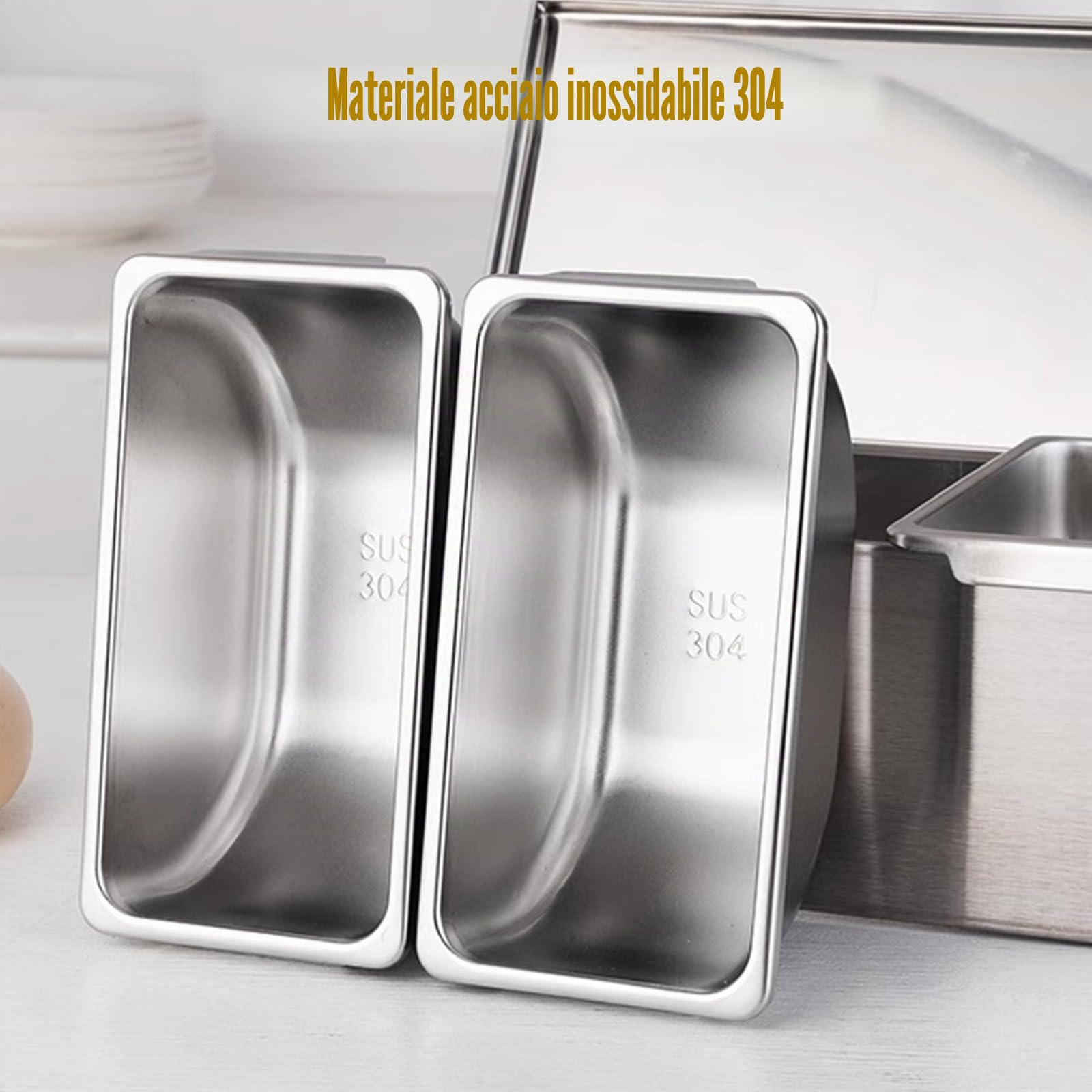Contenitore per ingredienti di pizza, in acciaio inossidabile, accessori per la gastronomia, 4 griglie, contenitore per spezie, contenitore per barbecue con coperchio, porta-condimenti, bar,