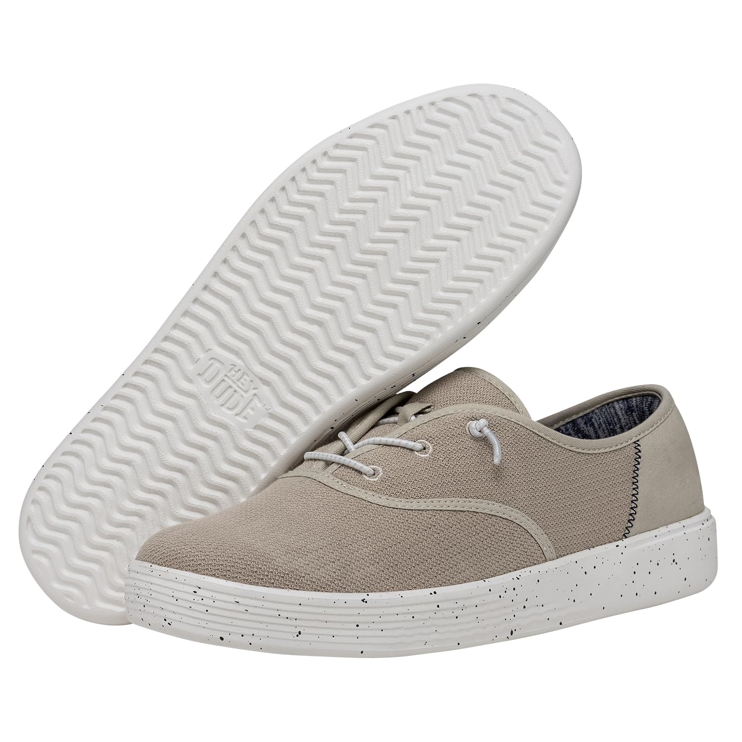 Hey Dude Conway Sport Mesh Off White Mens 10 Womens 