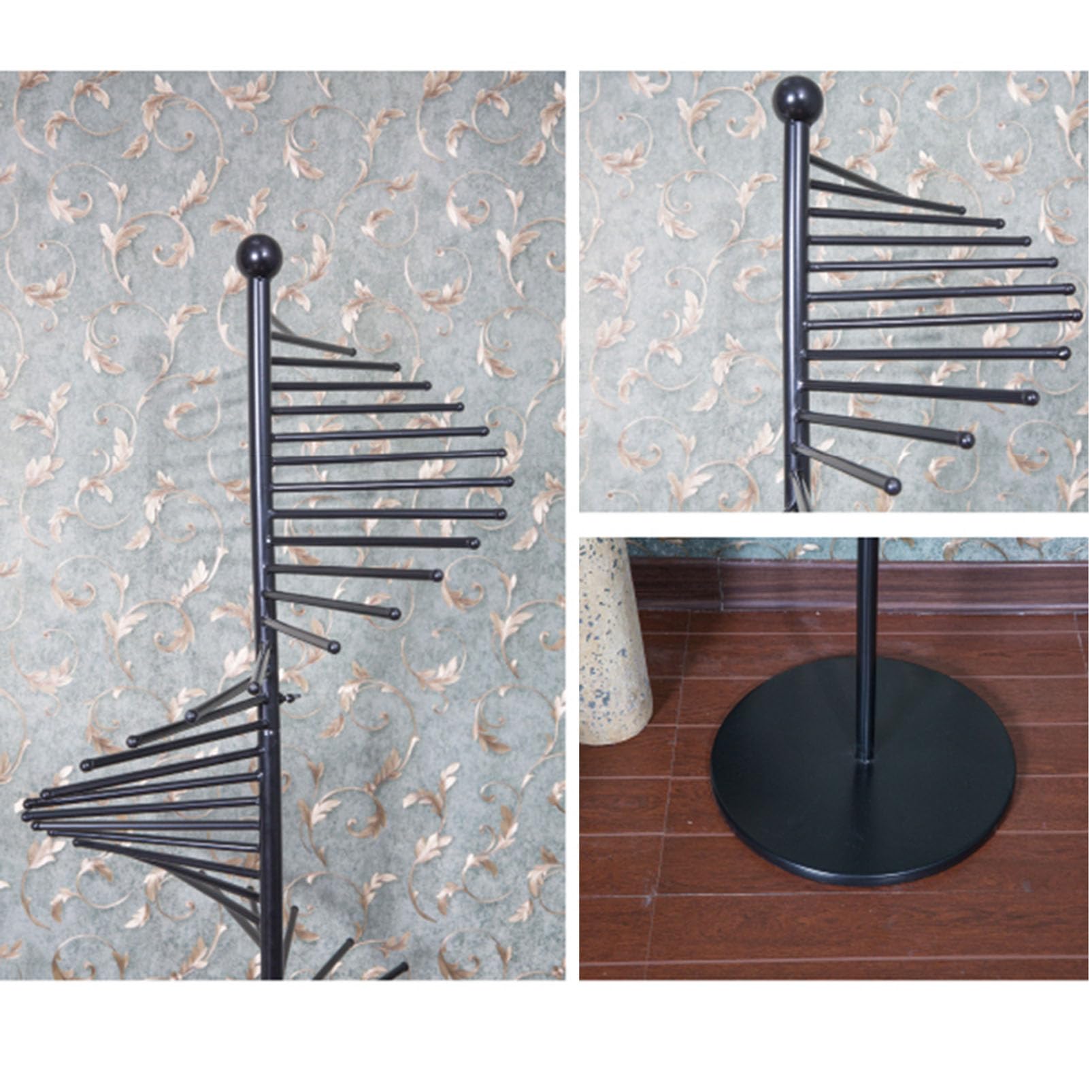 Perchero de seda de metal para colgar bufandas, soporte para corbatas, perfecto para tienda de ropa o hogar, organizador de cinturones y chales