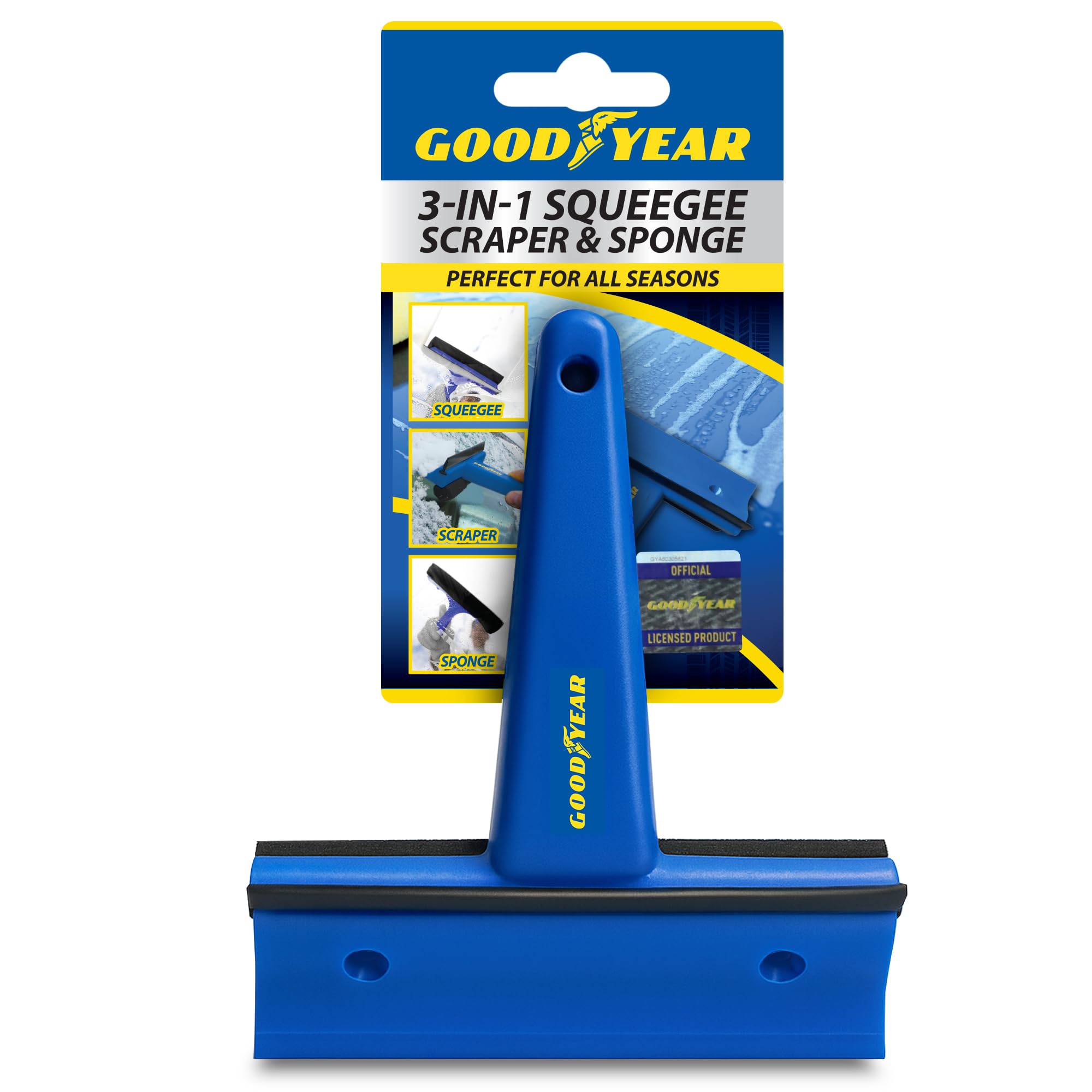Car Windscreen Ice Scraper Squeegee Sponge Multi-purpose ice scraper new ship!