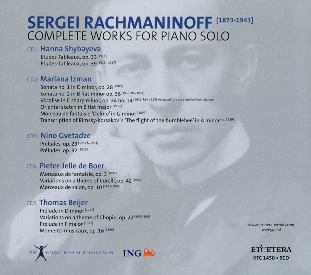 Complete works for piano solo