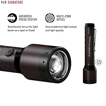Amazon.co.jp: Ledlenser、P6Rシグネチャー充電式懐中電灯、ハイ