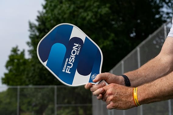 Gamma Fusion Pickleball Paddle, USAPA Approved Pickleball Paddles, 8 Fiberglass Face, Boosts Hit Potential for Beginners & Intermediate Players, Multiple Colors