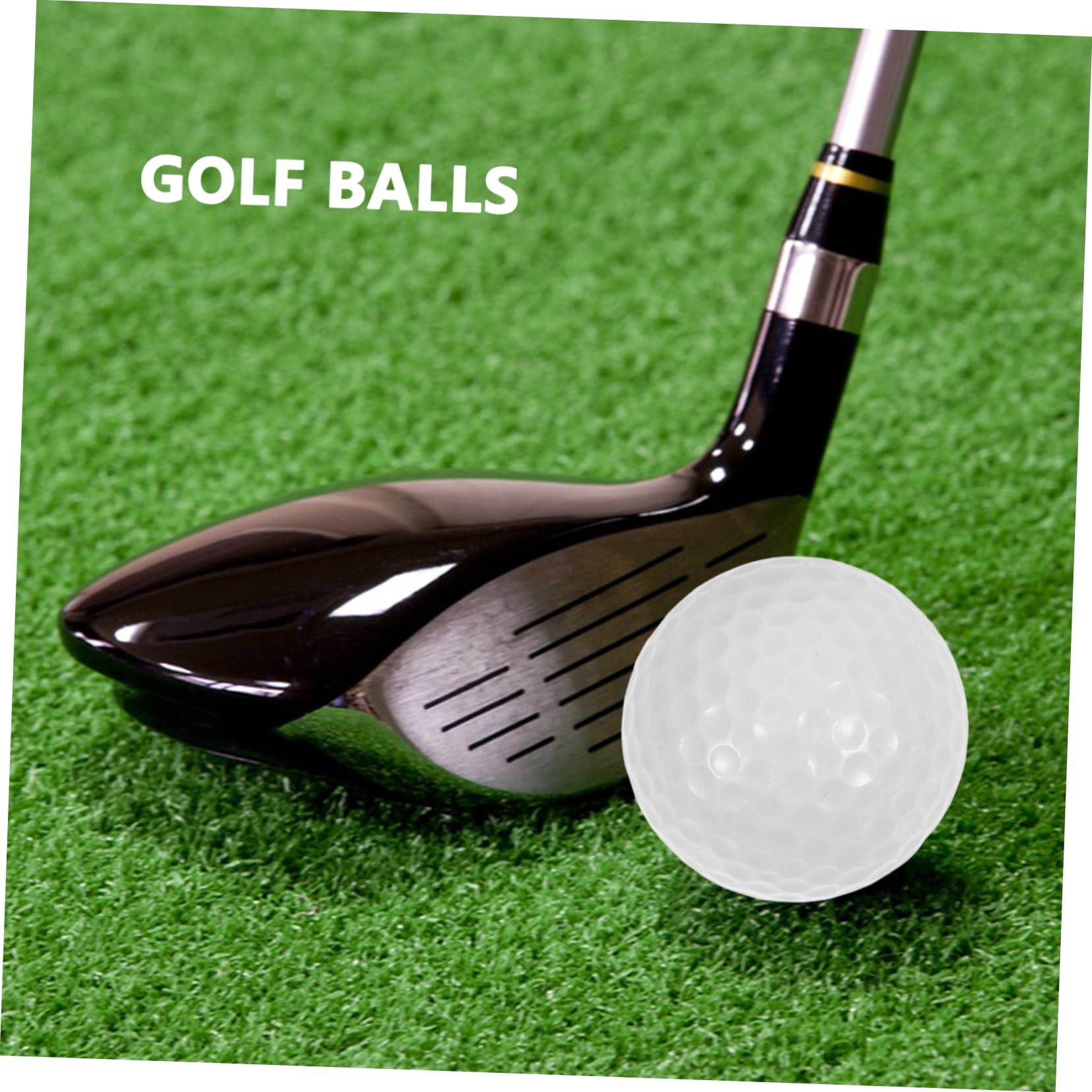 10piezas Balones De Golf Logo Unidades para Entrenamiento Visibilidad Alta
