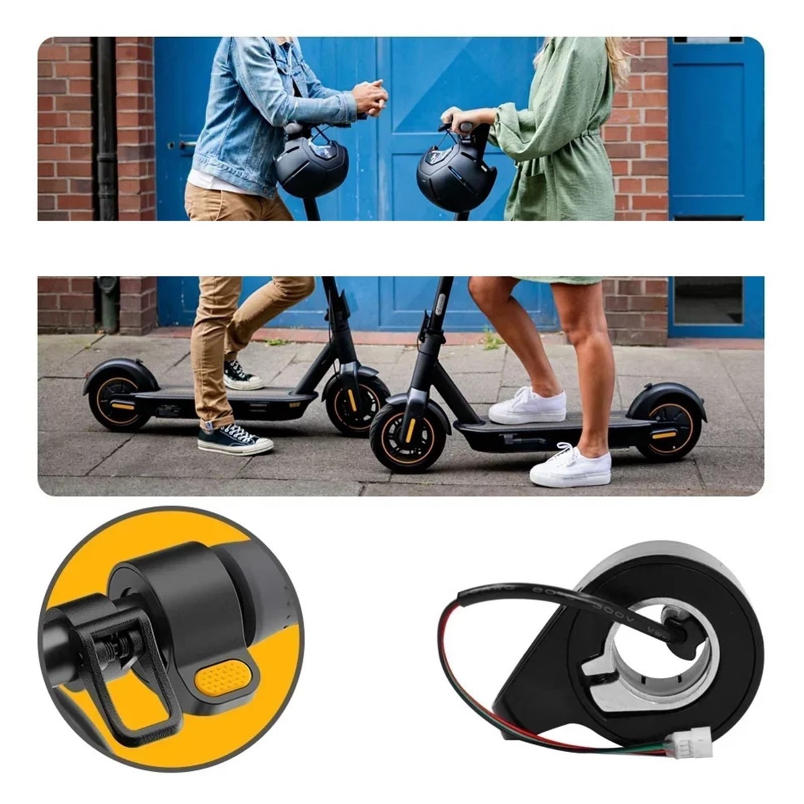 Accélérateur de scooter électrique Accélérateur de propulseur d'accélérateur de Hoverboard de pouce de 1-5pc Compatible avec les accessoires d'accélérateur d'accélérateur de doigt de Scooter électriqu