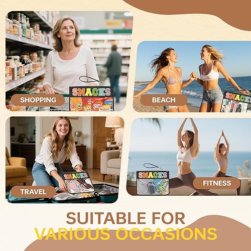 Miniatura 5 de Burskit Bolsa de felpilla transparente con cremallera para viaje, bolsa de maquillaje de parches preparatorios, bolsa de maquillaje de nailon para