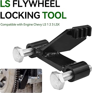 Bentolin LS Flywheel Locking Tool Flexplate Flywheel Holder Compatible with Engine Chevy LS 1 2 3 LSX