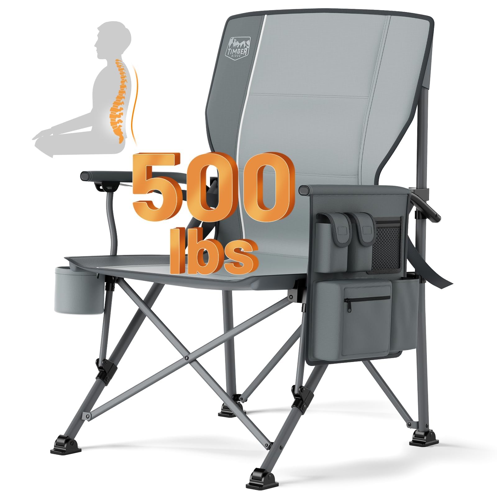 Timber Ridge Oversized Folding Camping Chair