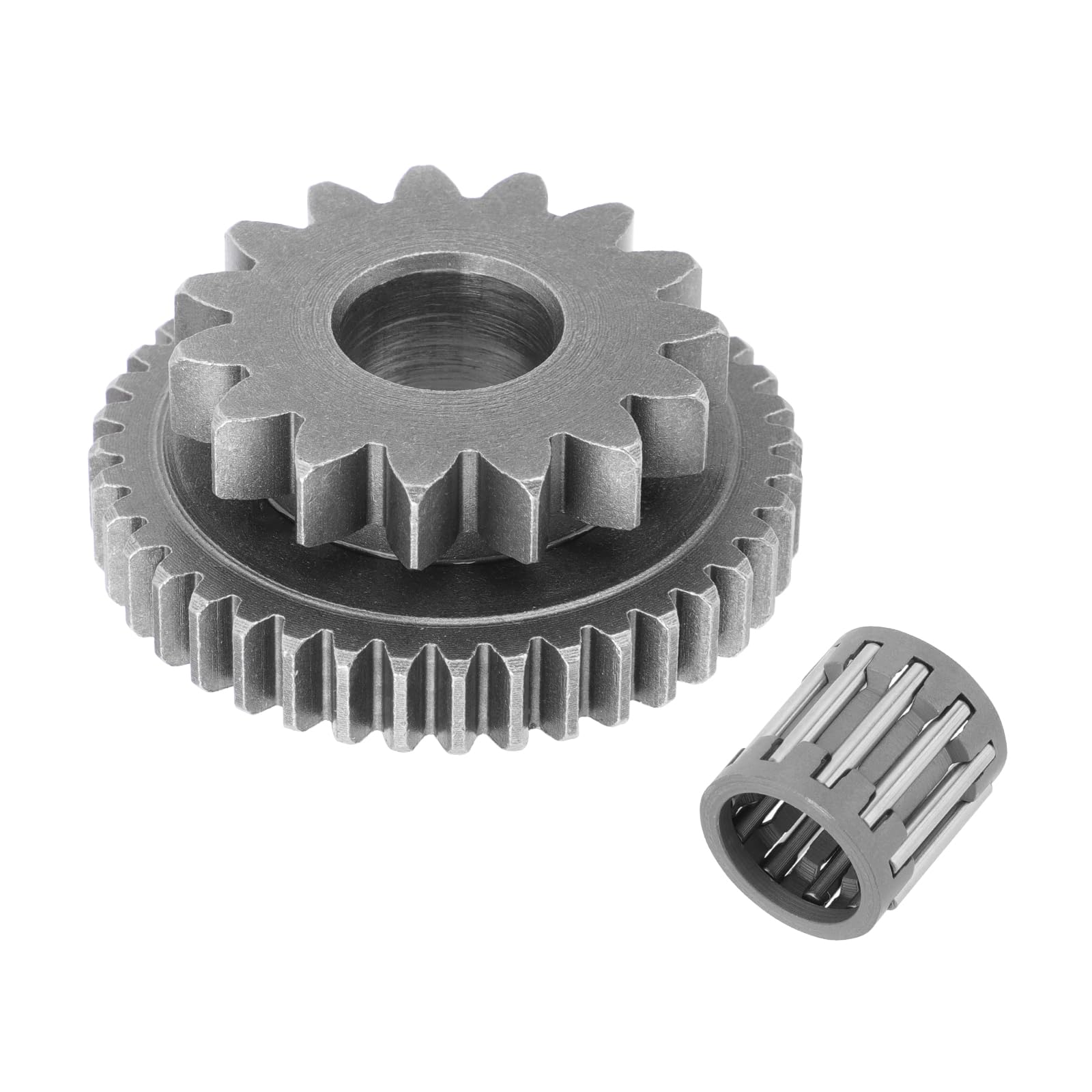 Pignon intermédiaire démarreur pour Yama-ha Kodiak Grizzly Rhino Wolverine | 5GH-15512-00-00 pour Yama-ha Kodiak Grizzly Wolverine Rhino 400 450 660 2000-2023 avec roulement 93310-212R6-00 15T/40T