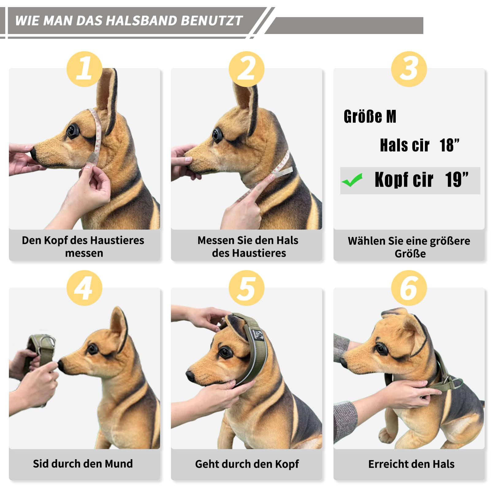 Weich Neopren Gepolstert Hundehalsband (4cm Breite) Reflektierend Hund Halsband mit Robust Nylon & Zugstopp, Bequem Zughalsband Dressurhalsband Kleine Mittlere Große Hunde Anti-Zug Walken M Wein