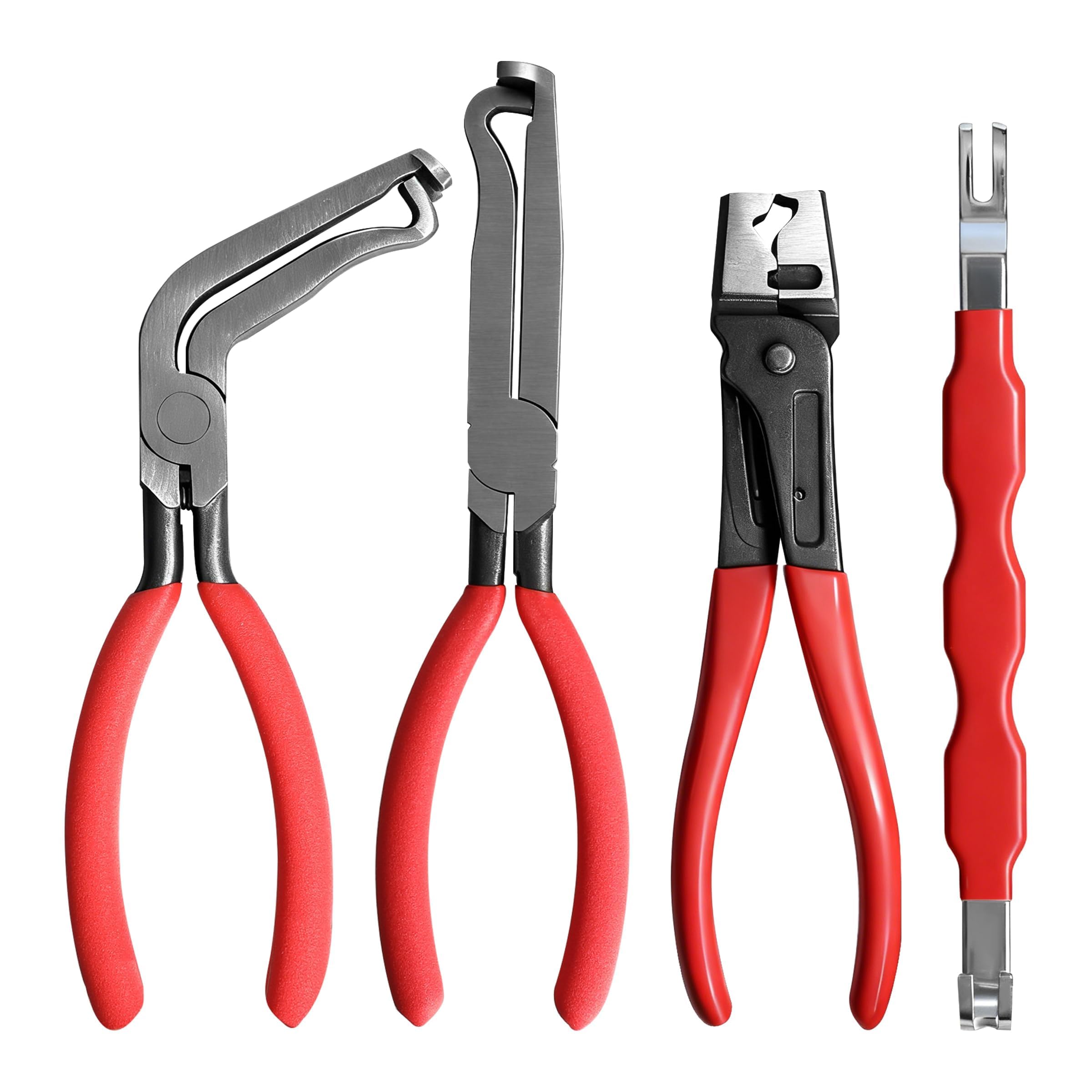 4PCS Carbon Steel Electrical Disconnect Pliers, Anti Slip Handle