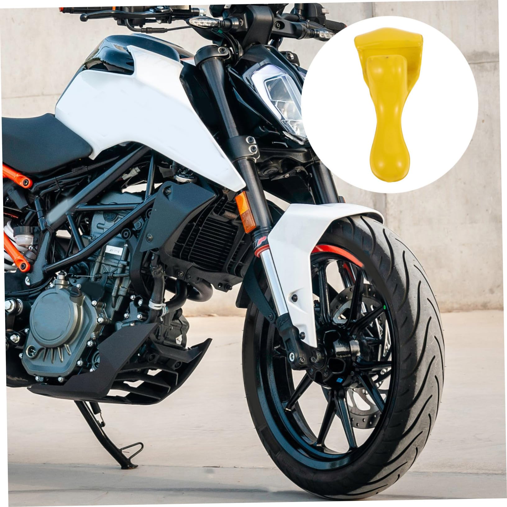 Ciieeo 1pezzi Strumento Di Montaggio Pneumatici Per Moto Fermo Per Tallone Accessorio Per Moto Realizzato Materiali Sicuri e Durevoli Facil Usare Riporre