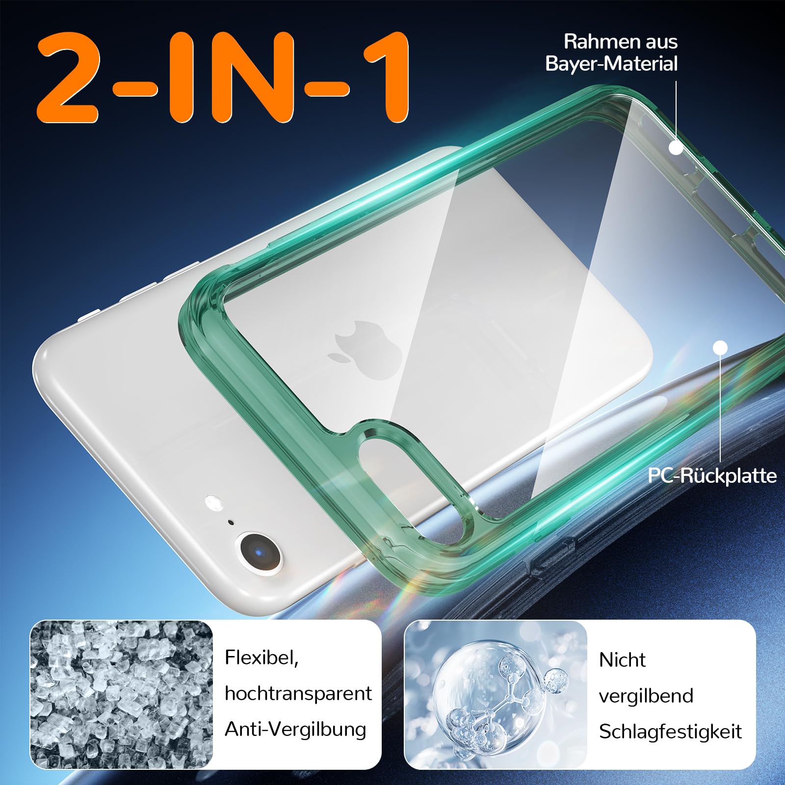 Clear Case for iPhone 15, Ultra Thin, Shockproof TPU Cover, Anti-Yellowing, Crystal Clear, Phone Case for Apple iPhone 15 - Clear — view 296