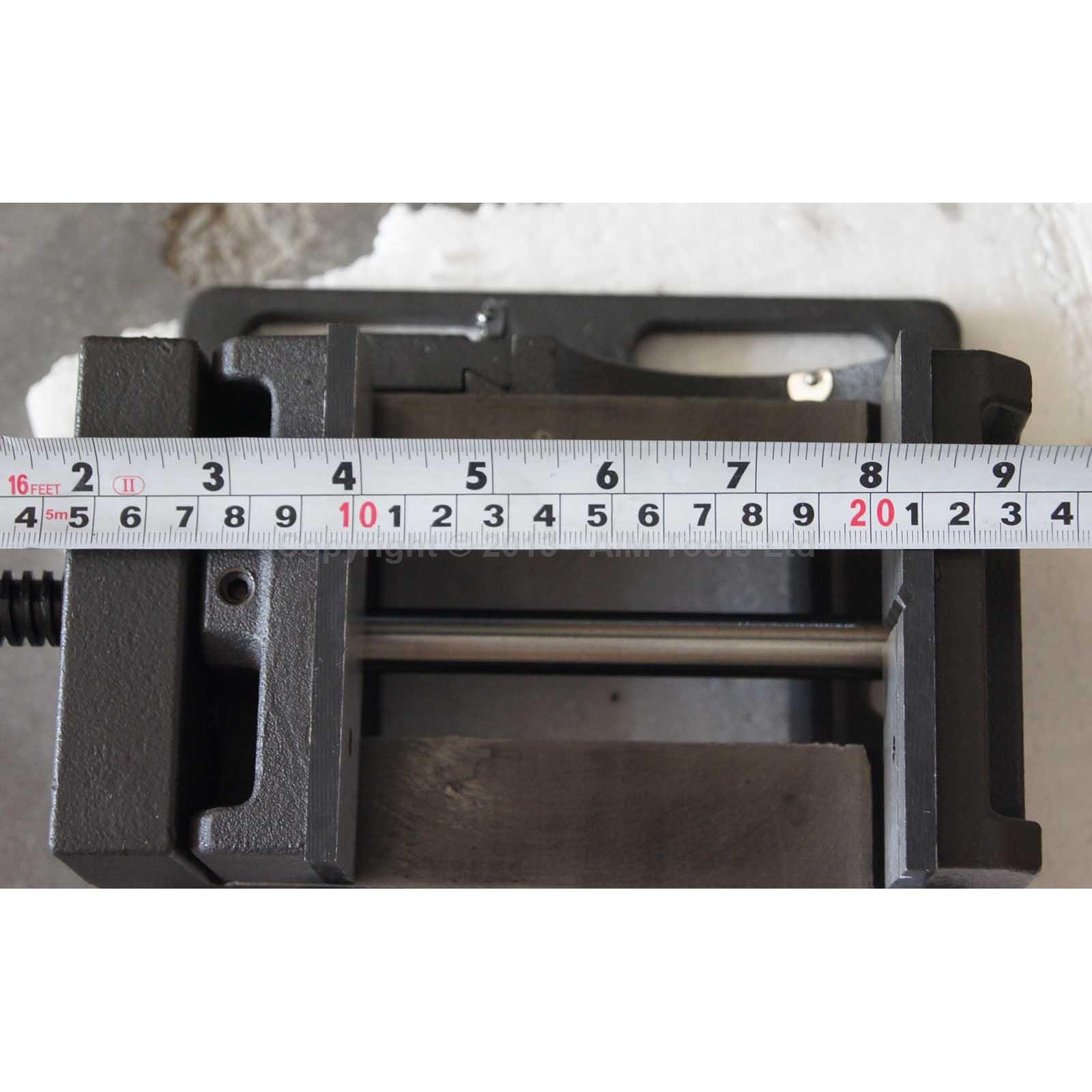 KATSU Morsa Inclinabile 4" 100mm Morsa per Trapano a Colonna Professionale Fresatrice Angolo di Inclinabile Morsa per Banco da Lavoro in Acciaio