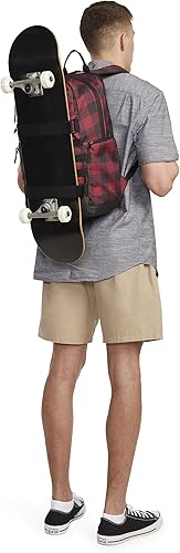 Miniatura 4 de Hurley Mochila de monopatín One and Only para hombre, Rojo rítmico, One and Only - Mochila para monopatín