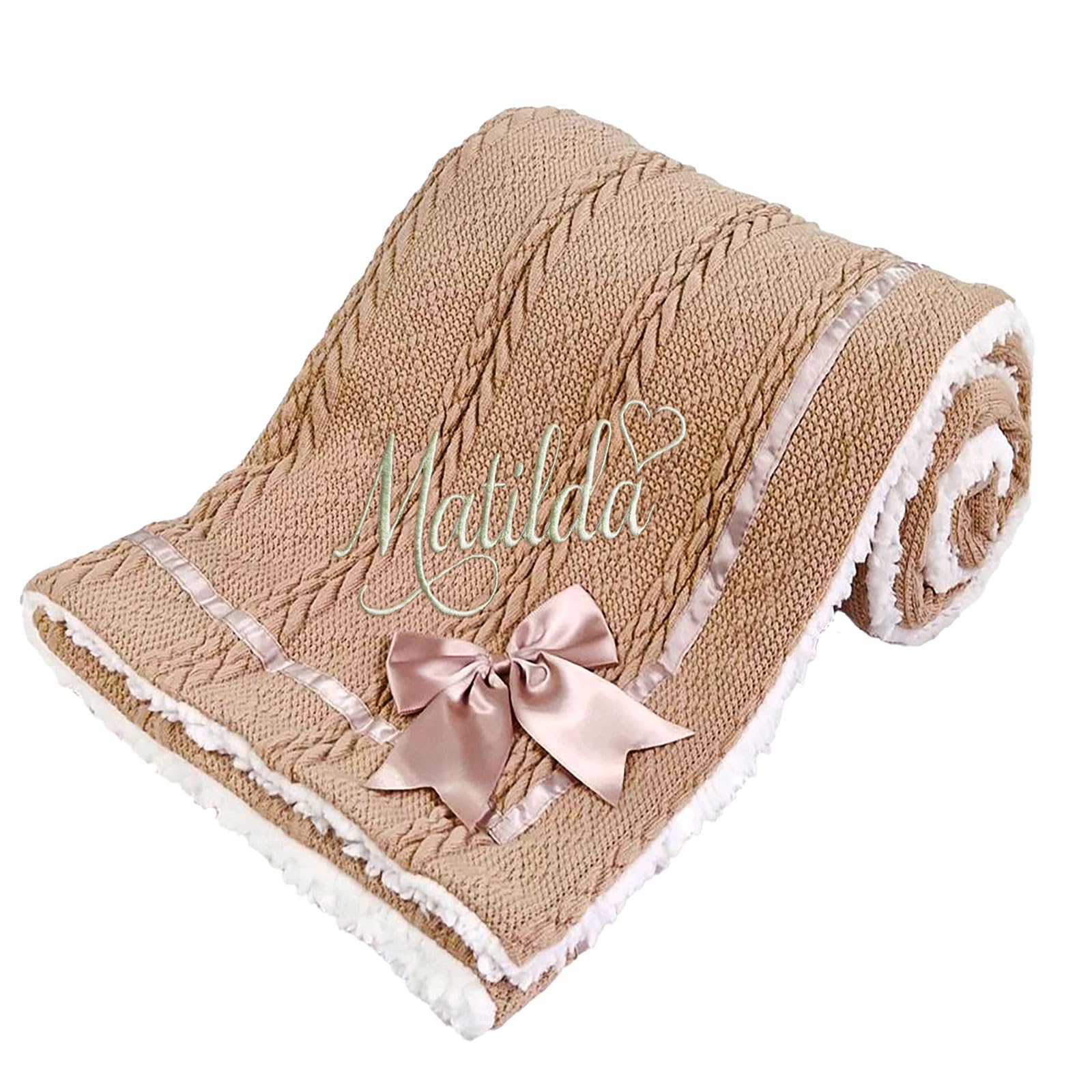 inspired creative design Personalised Baby Blanket, New Born Baby Gift, Personalised Blanket, Baby Girl Gift, Baby Boys Gifts, New Born Baby Gift (Coffee)