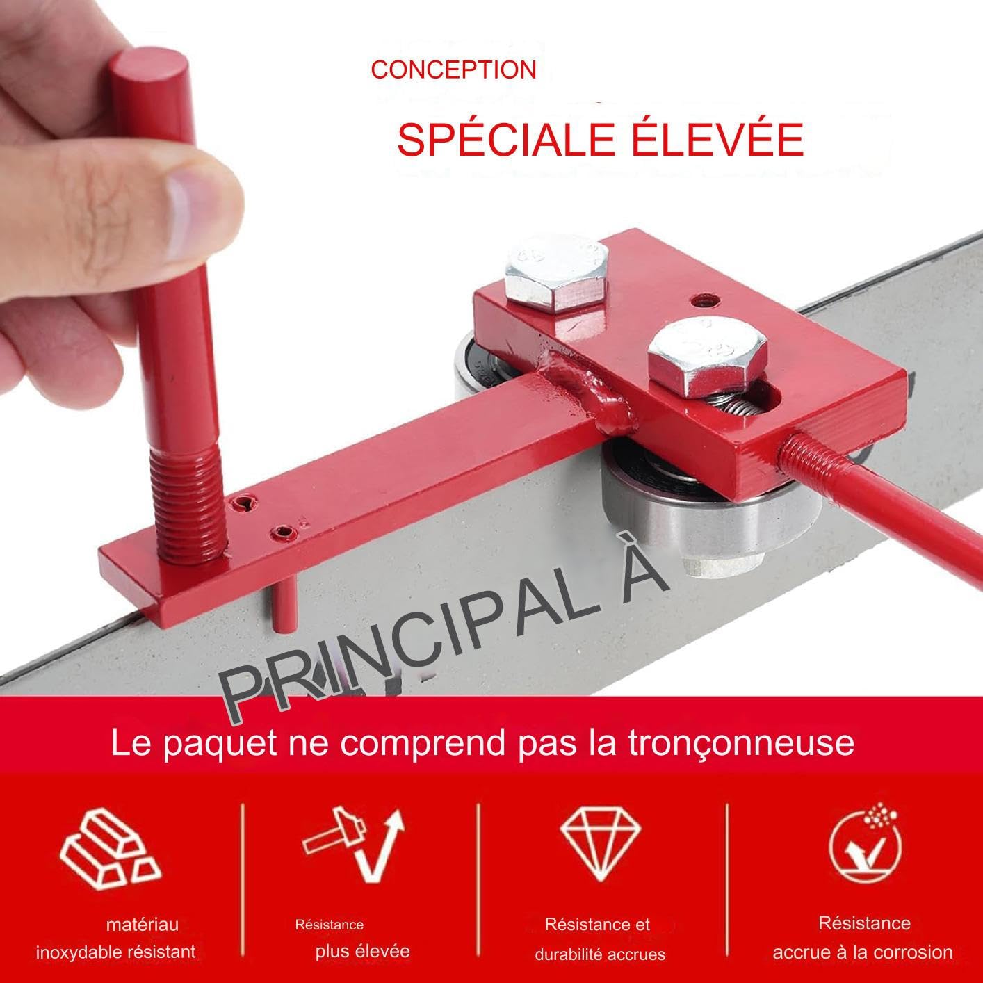 Guide de lime pour tronçonneuse accessoire d'affûtage sécurisé pour outil