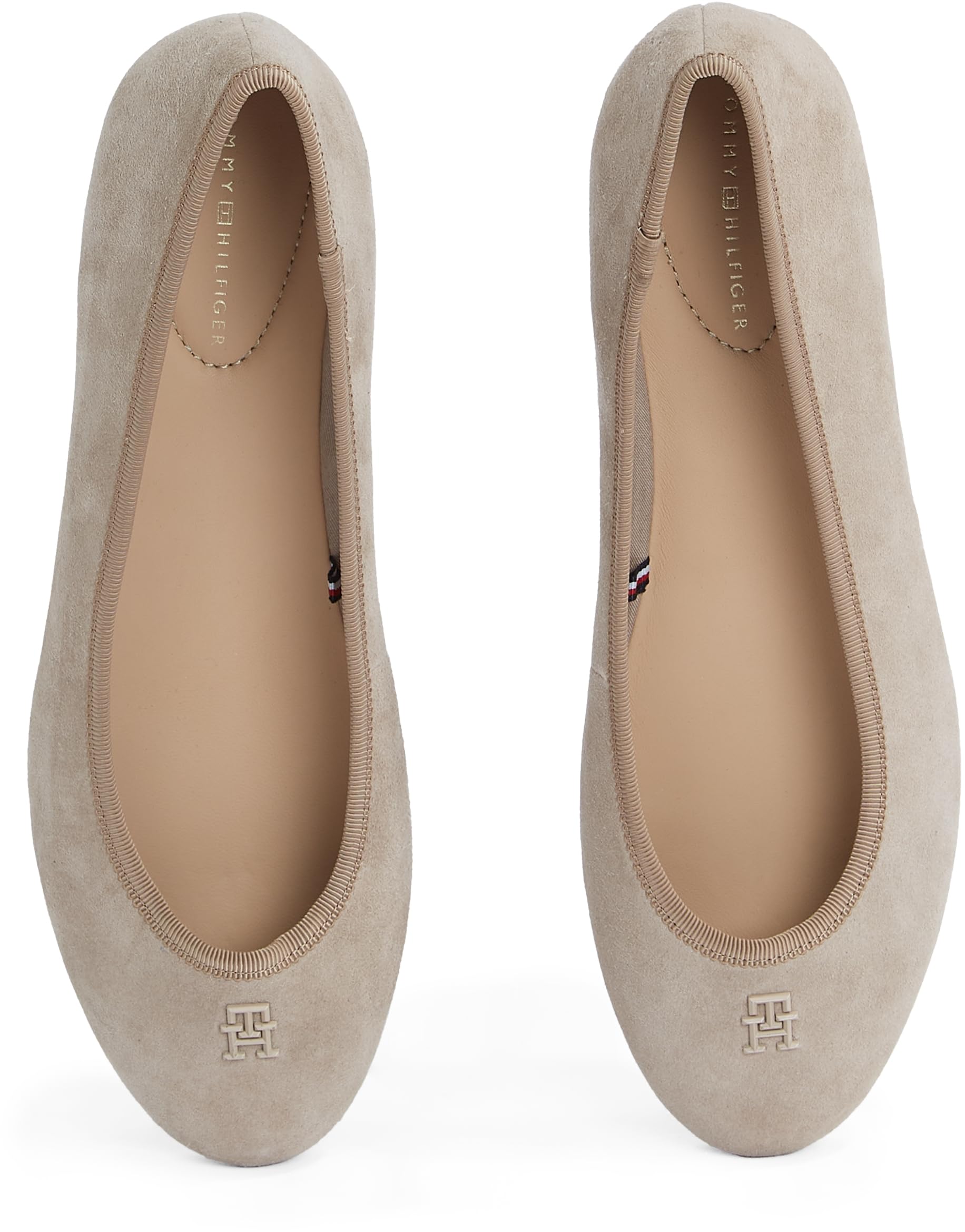 Tommy Hilfiger Donna Ballerine Flat Bow in Pelle