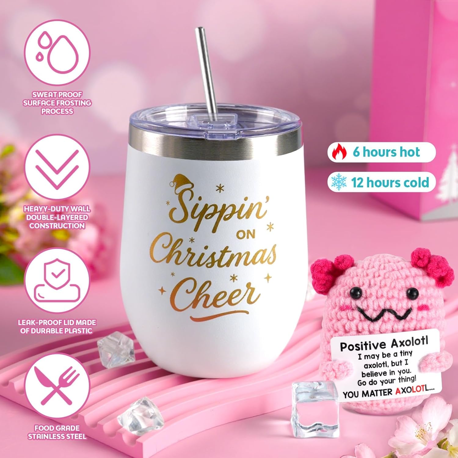 Spa Advent Calendar 2025 Adult Women Teen Girls - Christmas Bath Advent Calendar for Mom, Wife, Girlfriend, Sister, Her - Pink Spa Gifts Basket Set with Mugs, Bath Bomb, Shower Steamer, Candle & Relaxing GuaSha Tools - Image 4