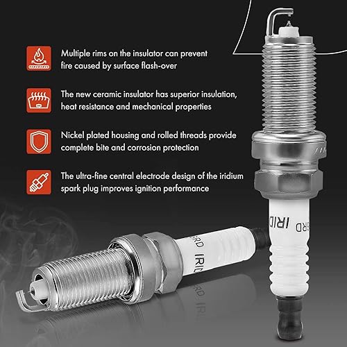 Miniatura 5 de A-Premium Bobinas de encendido y bujías compatibles con Subaru Outback 2001-2009, Legacy 2008-2009, Tribeca 2008-2009, B9 Tribeca 2006-2007, 3.0L