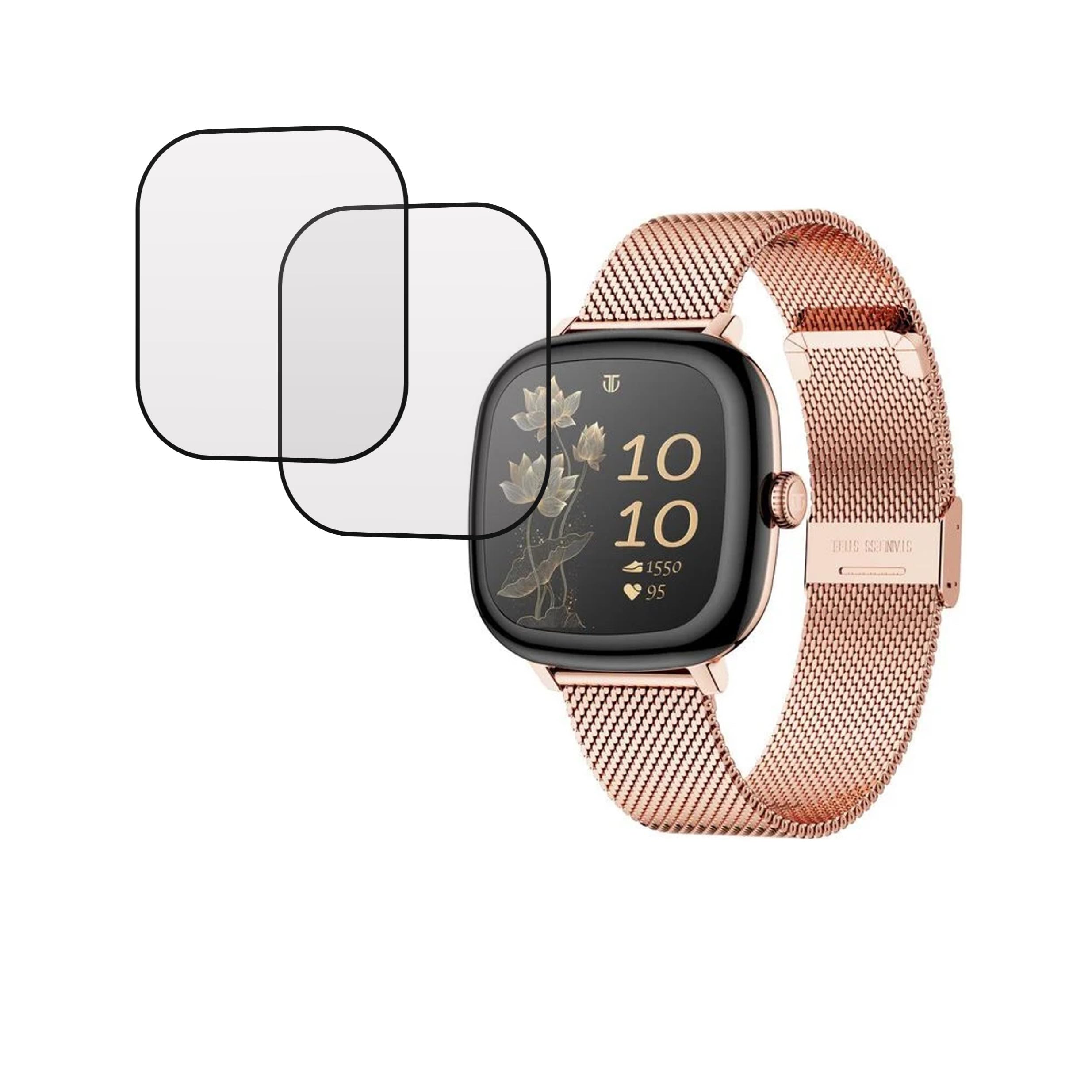 DVTECH Screen Protector Compatible with Titan AiRA Smartwatch | HD Clear TPU Flexible Film | Scratch Resistant Bubble-Free Full Coverage Watch Guard Protector | Easy Application Pack of 2-image-37