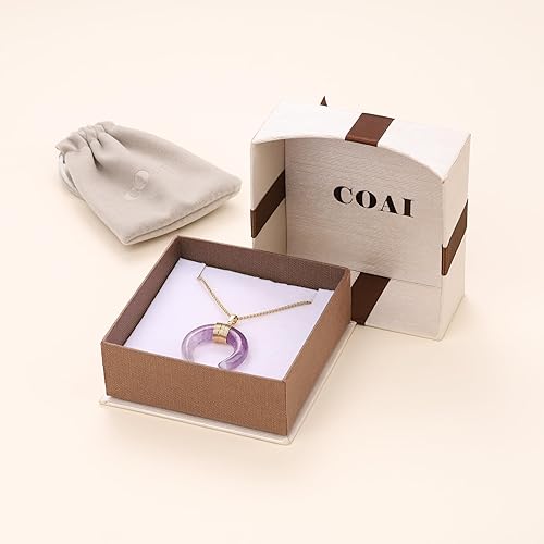 Miniatura 7 de COAI Collar de luna de cristal curativo para mujer