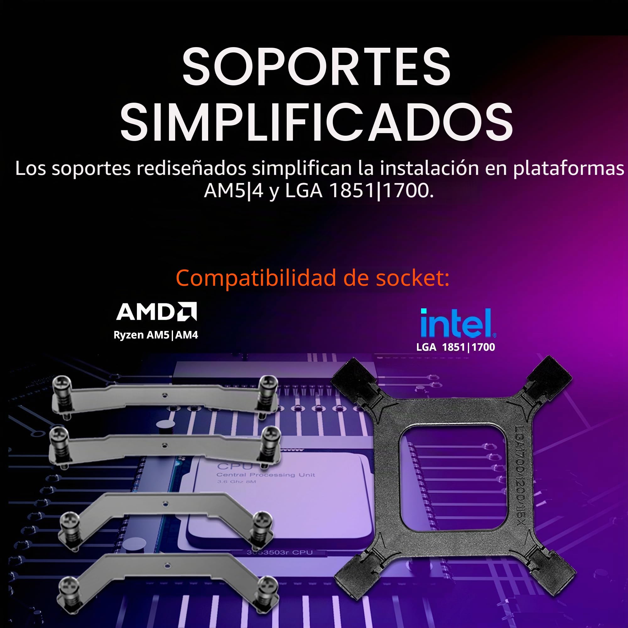 Cooler Master Hyper 411 Nano - Enfriador de aire para CPU, ventilador SickleFlow 92 PWM, 4 tubos de calor de cobre, 136 mm de alto, cubierta superior elegante, soportes AMD Ryzen AM5|AM4, Intel LGA