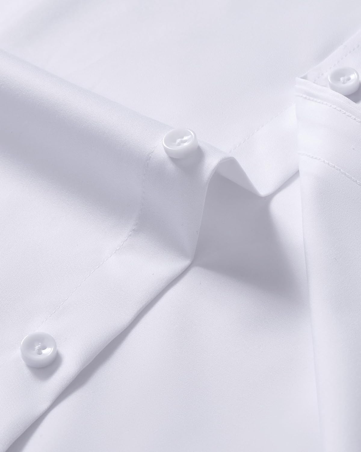 Alimens & Gentle Mens Anti Odor Dress Shirts Long Sleeve Wrinkle Free Stretch Button Down Shirt Business Formal Wedding - Image 5