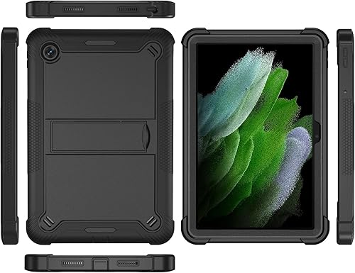 Miniatura 8 de DUEDUE Funda para tablet TCL Tab 10 5G de 10.1 pulgadas, funda protectora de gel de silicona híbrida 3 en 1 con soporte para TCL Tab 10 5G 9183W