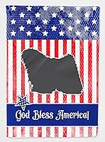 Vista 458 de Caroline's Treasures BB4243GF Bandera de jardín con texto en inglés «Merry Christmas» con texto en inglés «Merry Christmas», bandera decorativa