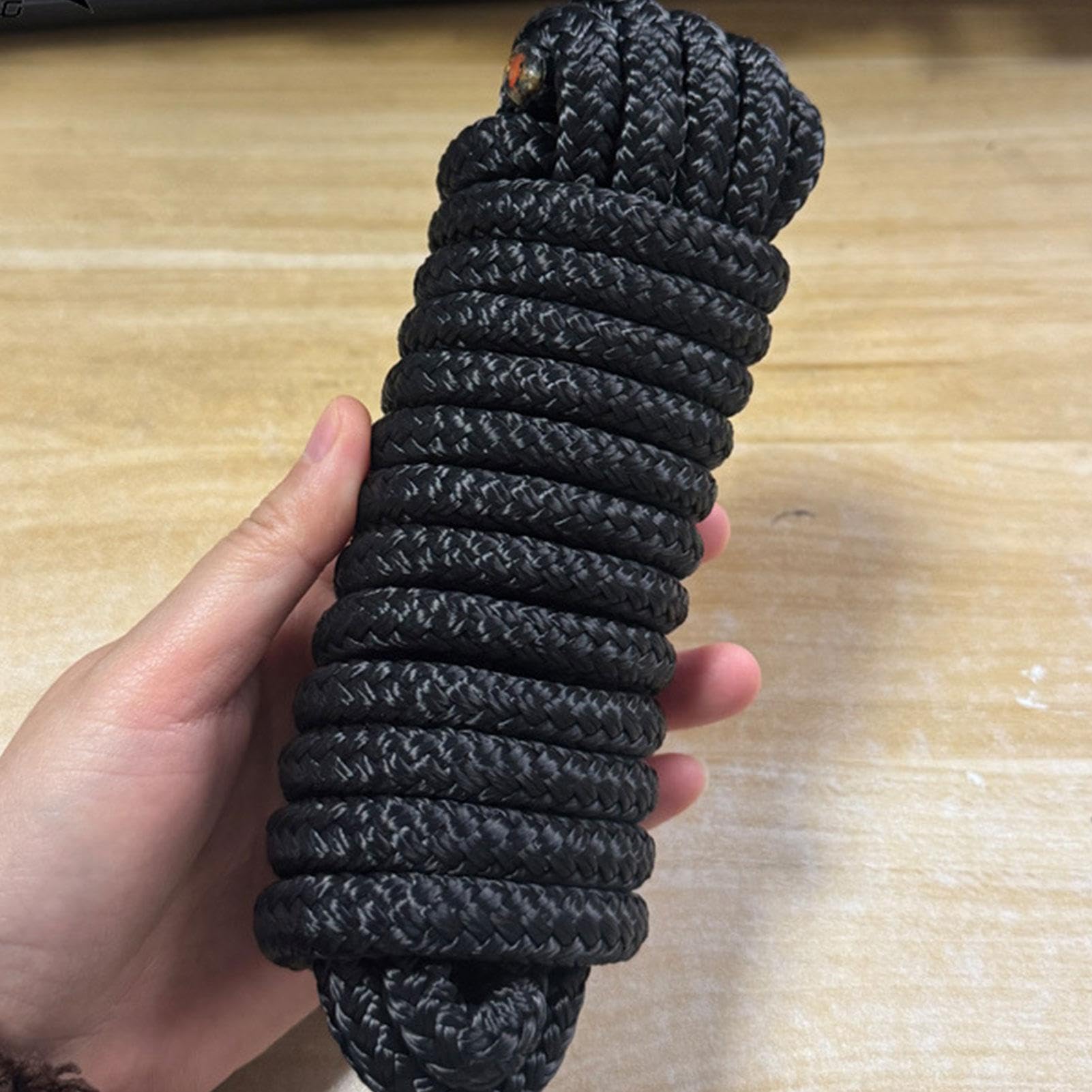 Cime da ormeggio per barca con occhiello Nylon Doppia Treccia Alta Resistenza - Funi per Tubi, Pontili, Traino, Spiaggia, Sci Nautico