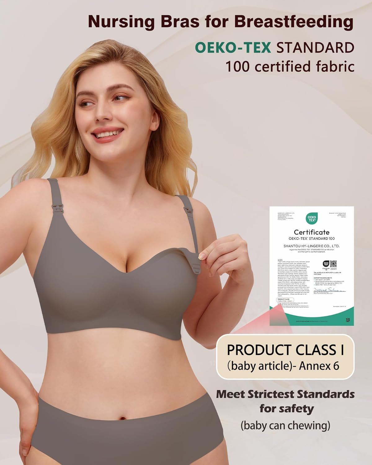 As Fairy Seamless Nursing Bras for Breastfeeding Soft Wireless Sleep Maternity Bralette Regular and Plus Size - Image 4