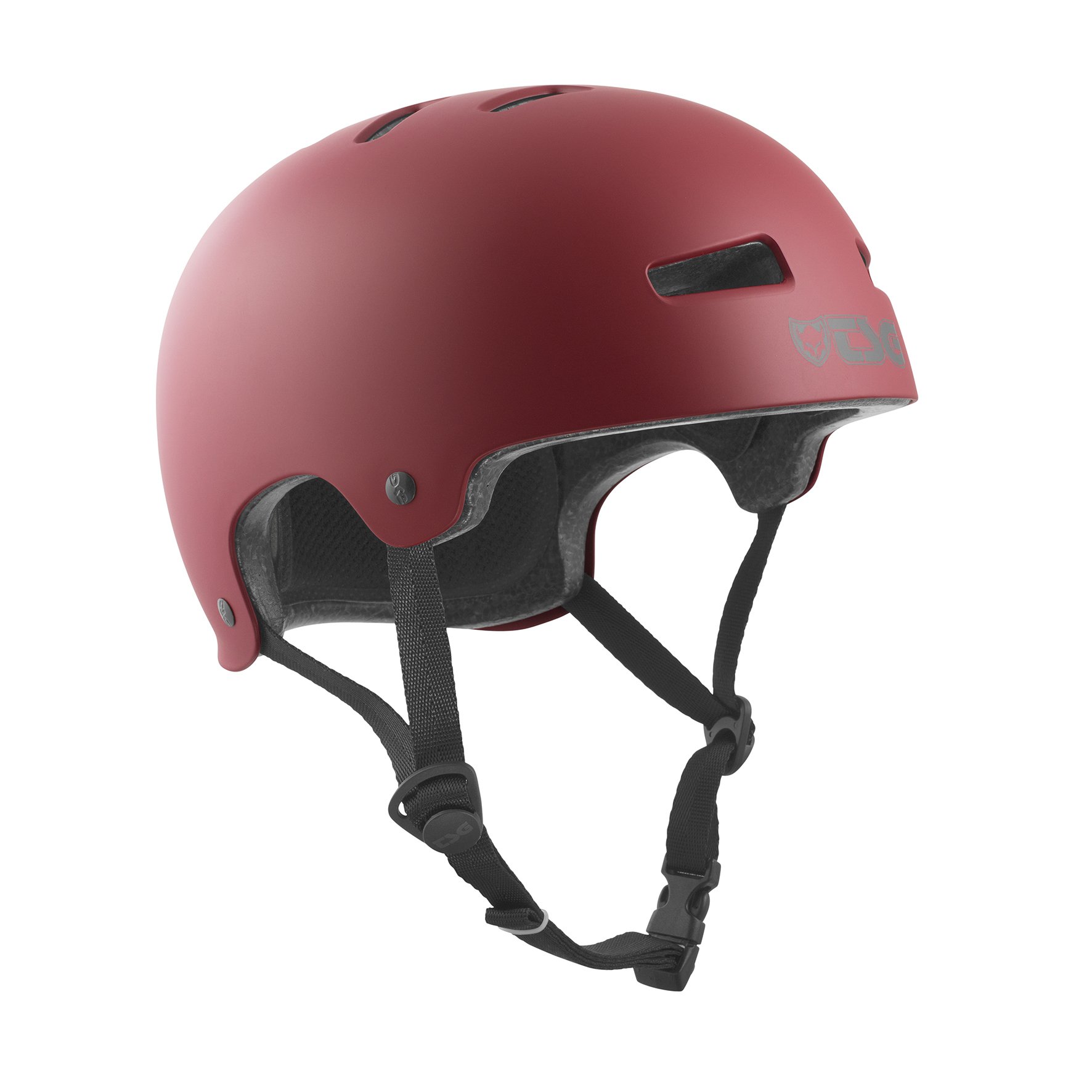 TSG Erwachsene Halbschalenhelm Evolution Solid Color, Satin Oxblood, L/XL, 75046