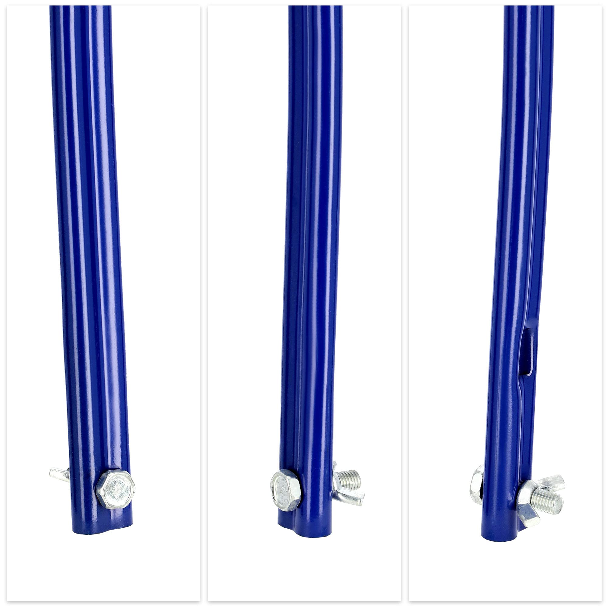 KADAX Guadaña Larga, guadaña Universal Plegable con Mango Vertical, Brazo Lanzador de guadaña, Brazo Lanzador de guadaña de Metal, Cesta de guadaña, Mango de guadaña (2 Mangos, Metal)