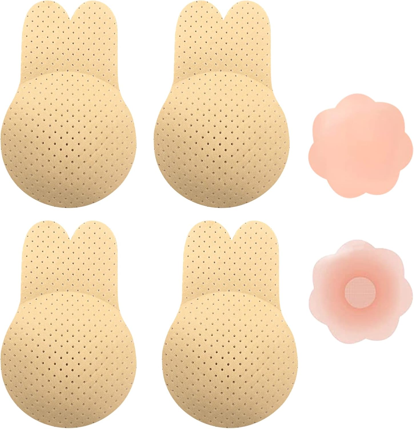 Soutiens-Gorge Adhesif, Invisible Soutien Gorge Dos Nu Push Up Bras Sans Bretelles Auto-Adhésifs Réutilisable