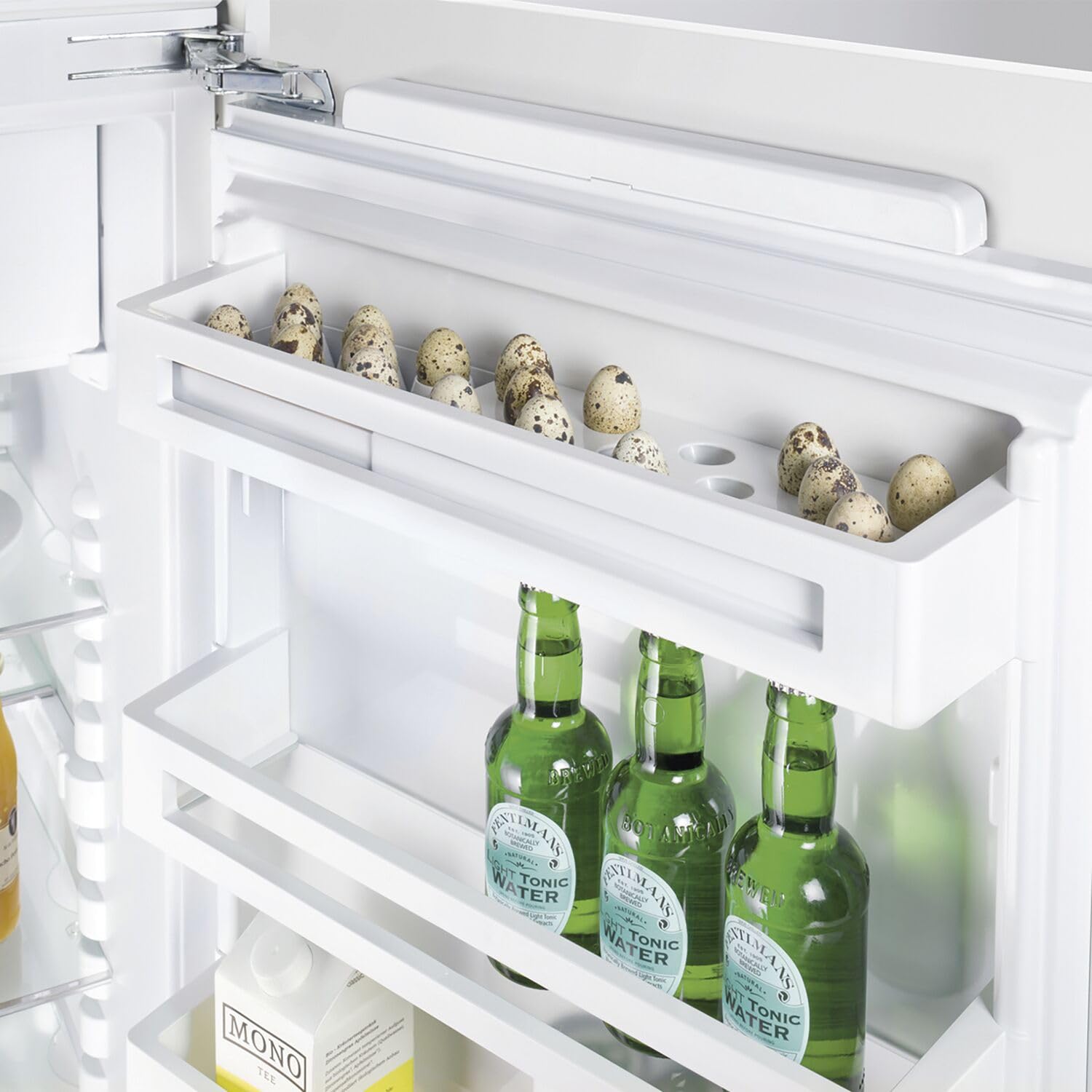Liebherr Eierhalter für Kühlschrank - verstellbar Eierspänder Kühlschrank 20 Eier groß - 24 Eier klein, Kunststoff