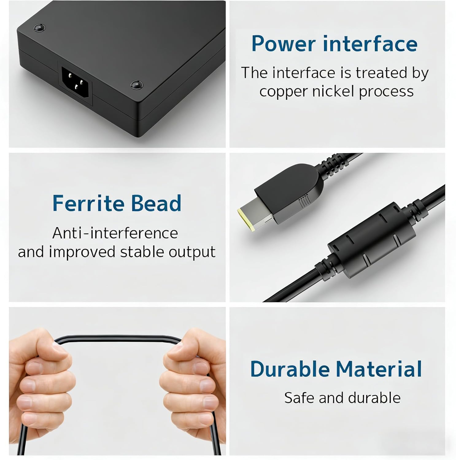 230W 20V 11.5A Laptop Charger Fit for Lenovo Legion 5 7 5P C7 S7 Y540 Y545 Y730 Y740 Y900 Y910 Y920 Y7000 Thinkpad P1 P51 P52 P53 P70 P71 P72 P73 ADL230NDC3A 01FR044 01FR046 AC Adapter Power Supply